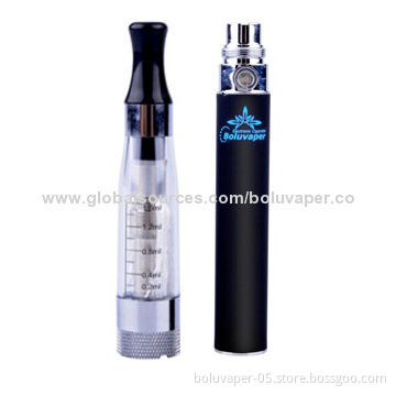 eGo Electronic Cigarette with 2.4 to 3.6V Operating Voltage, 1,100mAh Battery Capacity